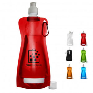 Sac du voyageur : prendre une garde gourde pliable, bouteille d'eau pliable en plastique, très pratique pour voyager, à mettre dans son sac.
