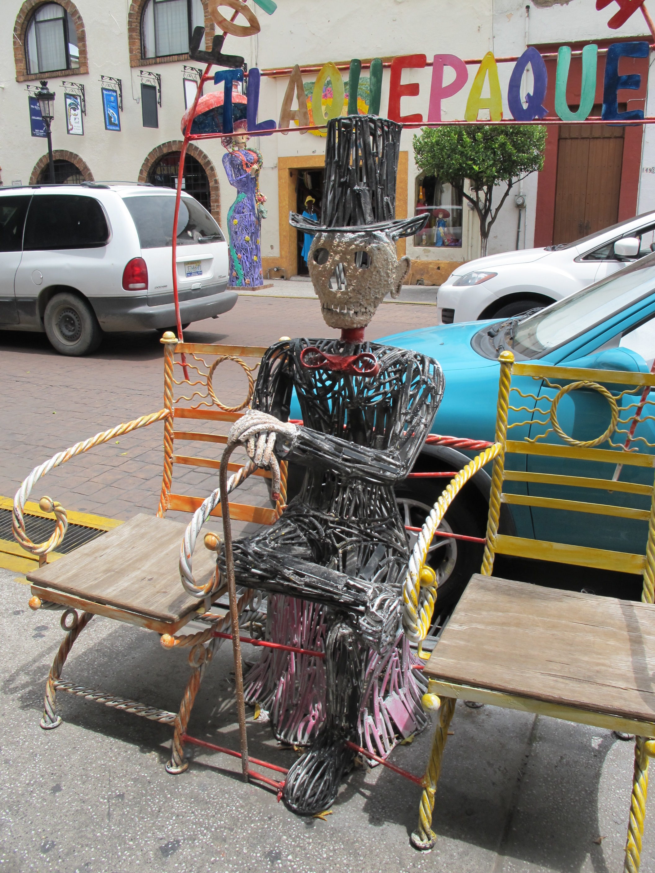 Décoration dans les rues de Tlaquepaque, Guadalajara, Mexique.
