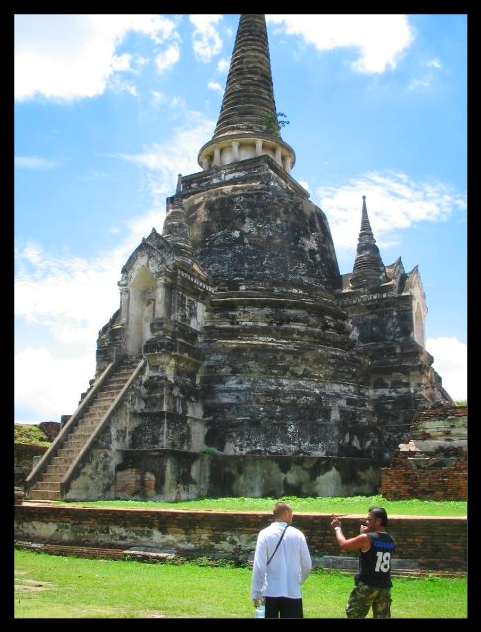 Vestige du royaume de Siam ayutthaya