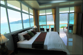 Chambre avec une vue à 360°C à l'hôtel Mountain View